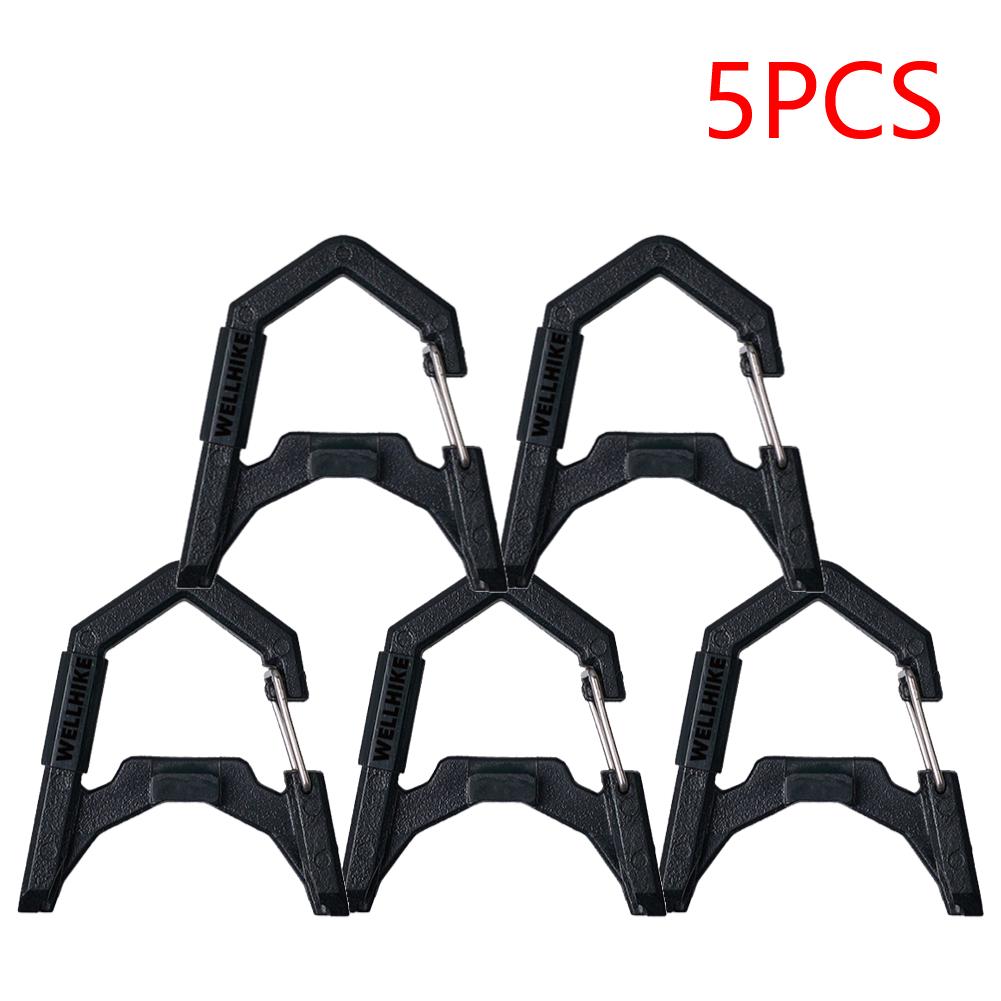 3-10PCS Camping Light Hook Camping Lantern Hanging Buckle GZ Lantern Spring Buckle for Outdoor Camping Fishing