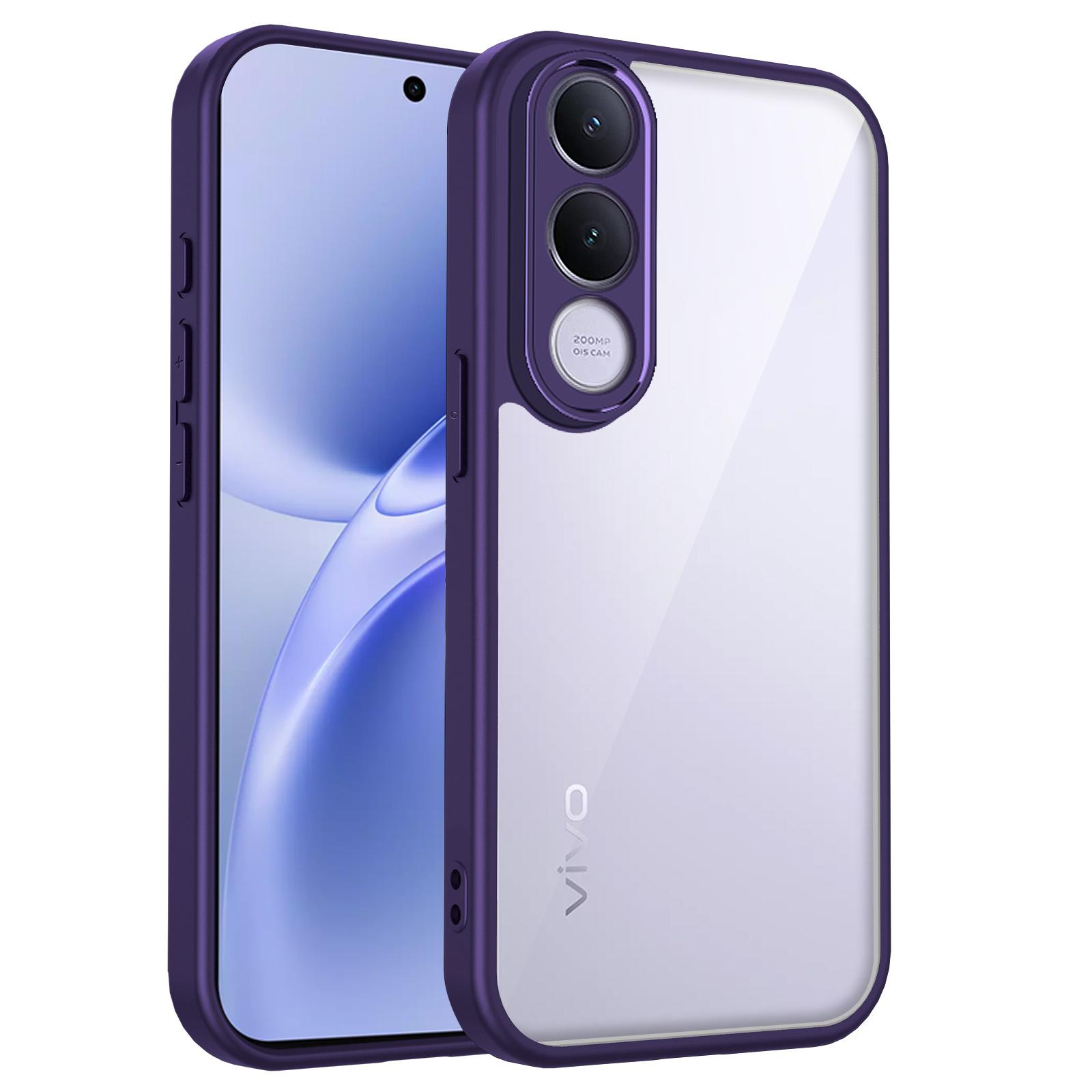 

EUCAGR For Vivo V70 FE Case Vivo V70 FE Phone Case Vivo V70FE Cover Air Cushion Silicon Bumper Clear Matte Back Cover Hard For Vivo V70 FE