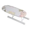 Foldable Space Saving Mini Ironing Board Home Travel Sleeve Cuffs Collars Handling Table(Peony)