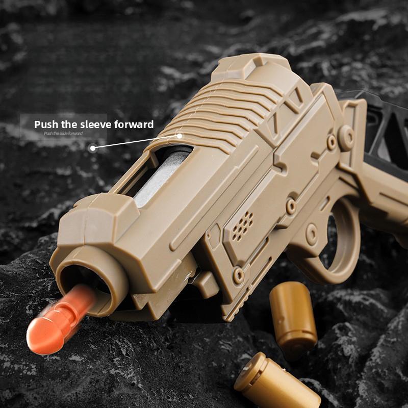 Mini Shell-Ejecting Finger Toy Gun Portable Launcher for Kids Education Stress Relief Realistic Action Fun Gift for Boys
