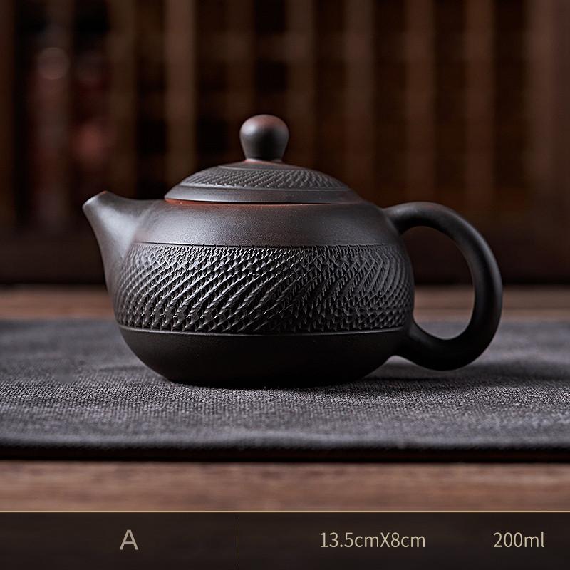 Jianshui Purple Pottery Pot Ceramic Kung Fu Teapot Handmade Teapot Tea Maker Tea Set  Small Teapot Tea Kettle