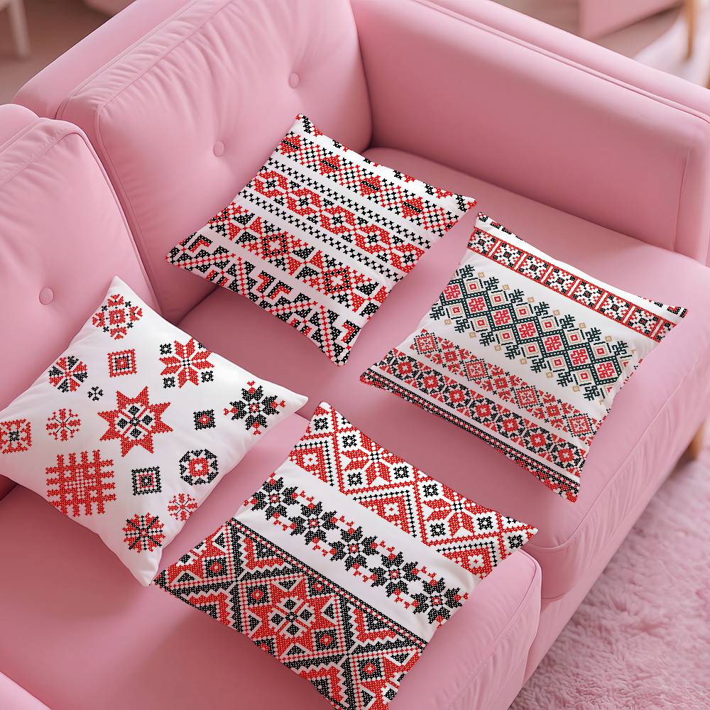 ART Russian Shading Pillow Case Pattern Printing Pillowcase Living Room Sofa Cushion Cover Bedroom Room Decor