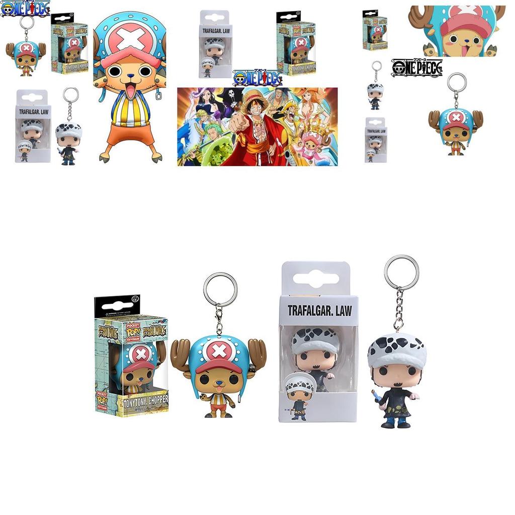 Pop Nejprodávanější One Piece Luffy Anime Pvc Klíčenka Hračka Dárek Velkoobchod