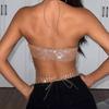 Erotic Sexy Lingerie Set With Mesh And Rhinestones For Nightclub Wear