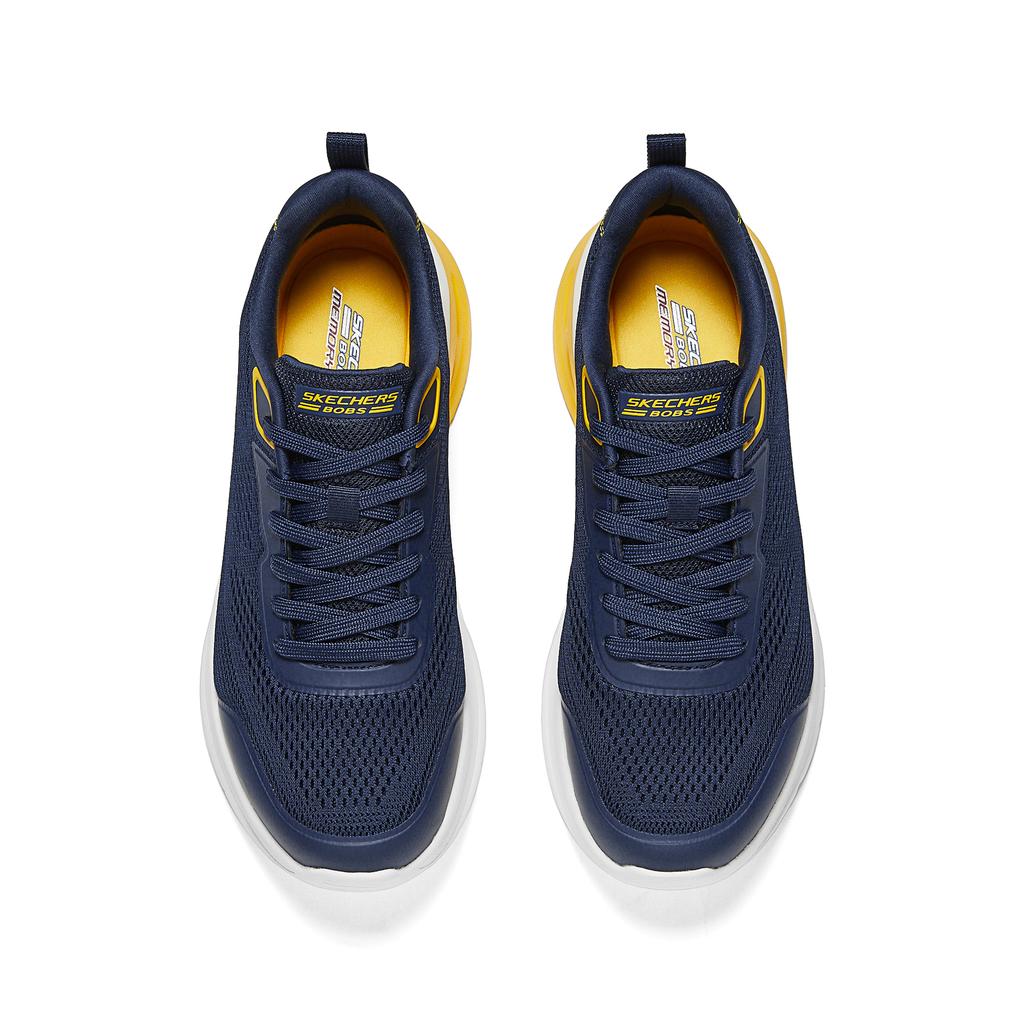 Skechers Bobs Comfortable Casual Simple Low-Top Running Shoes Men Sneakers Blue 118340-NVY