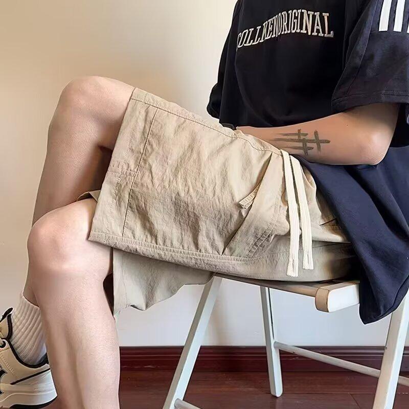 Summer New Shorts Men's Trendy Brand Thin Design Sense Niche Loose Large Size Sweatpants