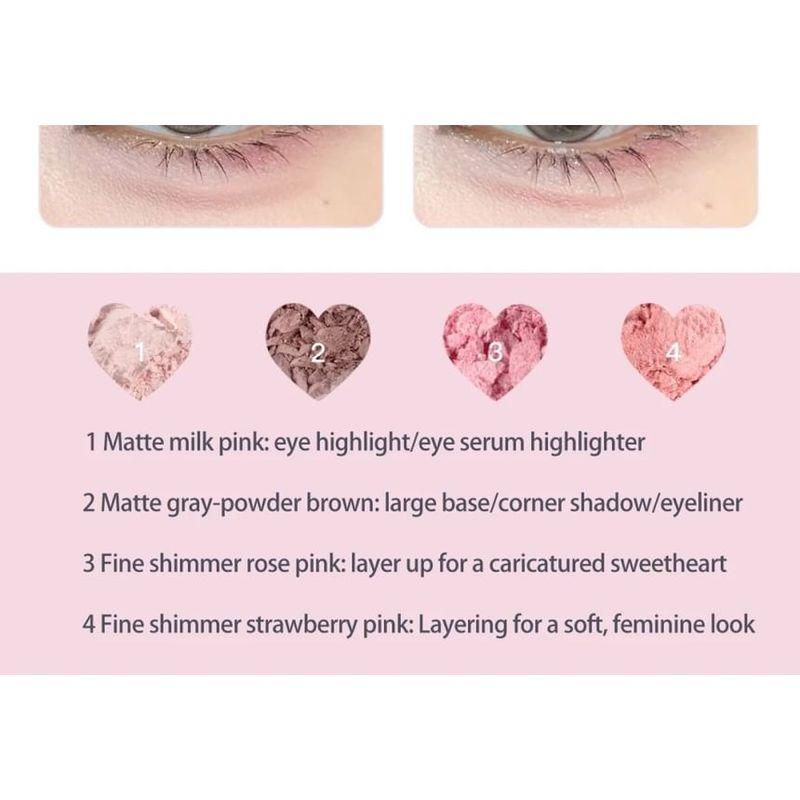 FLORTTE - Blooming Series 4 Color Eyeshadow - 03