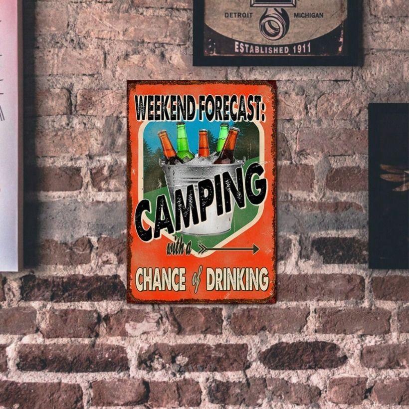 

Tin Sign Retro Beer Wall Art Metal Poster Bar Pub Decor 20x30 inch