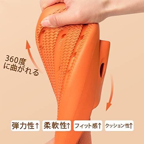 Alvisto Air Slippers, Indoor Sandals, 4cm Thick Sole, Recommended by Physical Therapists, for Men and Women, Room Shoes, Balcony, Bathroom, and Toilet