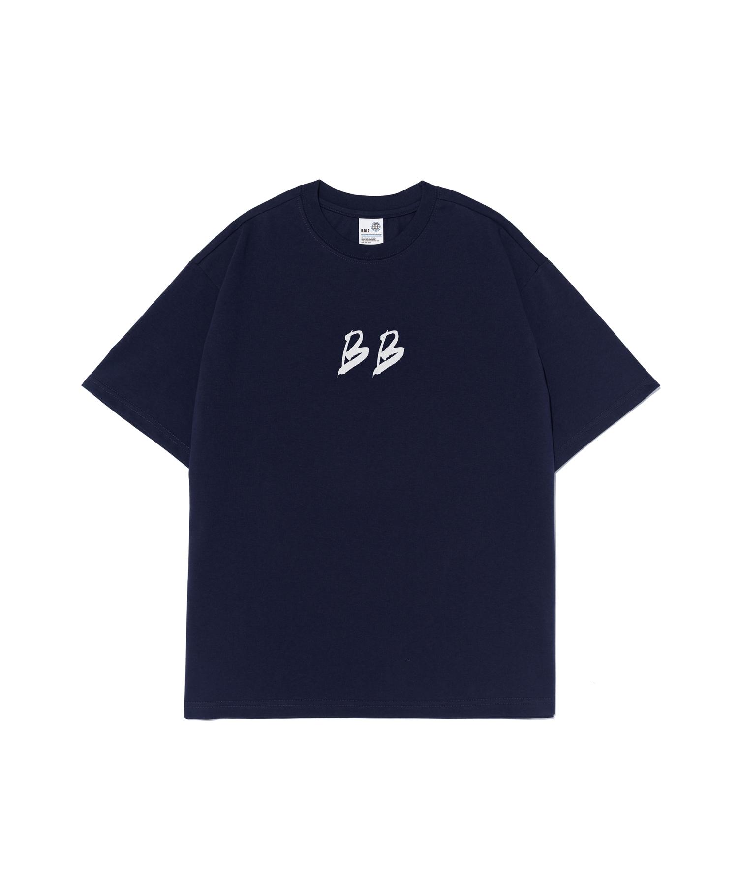 Black Briar Bb Typo T-Shirt (Navy) 2Xl