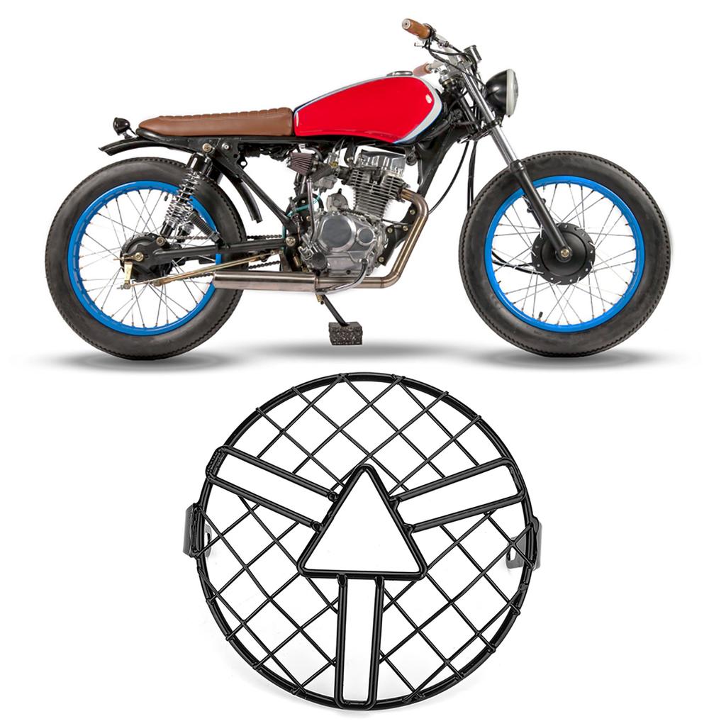 Motorcycle Headlight Guard Grille Headlamp Grill Cover Protector Fit for CG125 GN125