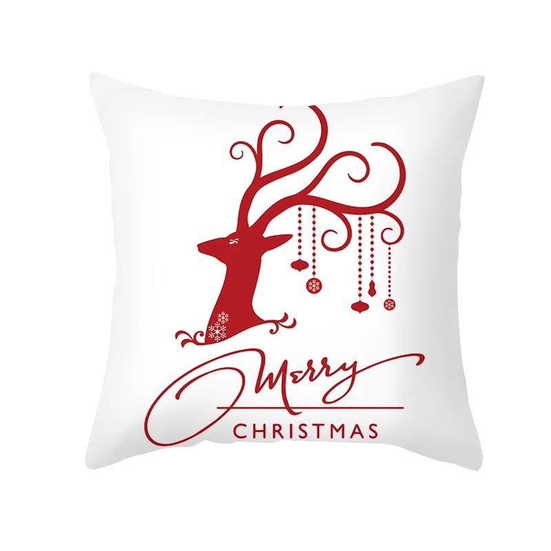 Christmas Themed Pillowcases Car Accessories Office Santa Claus Living Room Sofa Home Pillowcases