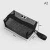 Large Capacity Mesh Makeup Bag Breathable Quick Dry Shower Toiletry Bag Portable Storage Bag Beach Travel Pouch Transparent