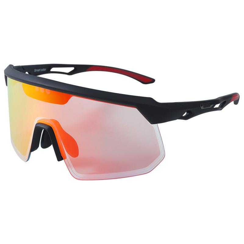 Smart Photochromic Cycling Glasses, UV Protection Polarized Sunglasses for Men & Women