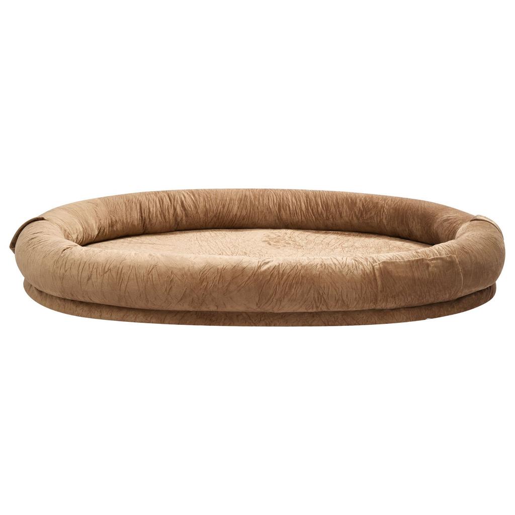 VEVOR Human Dog Bed, 69.69 x 48.43 x 9.45 inch Orthopedic Memory Foam Human Sized Dog Bed, Humans Pet Beds with Side Pocket, Handle & Zipper