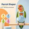Comfortable Plush Bird Diaper Warm Bird Harness Nappy Washable Parrot Poop Bag  Winter Season