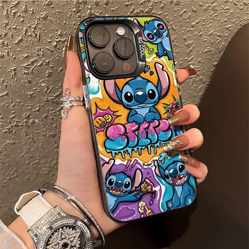 Graffiti Stitch iPhone 18 Pro Max Case, Cute iPhone 7 Plus, 14 Pro, Drop-Proof, 13 Hard