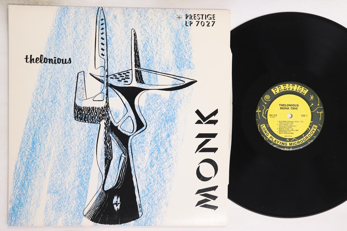 

LP Record THELONIOUS MONK TRIO - Thelonious Monk Trio OJC010 ORIGINAL JAZZ C 1987 US Jazz Used