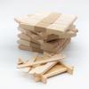 50 Wooden Popsicle Sticks for DIY Projects, Original Birch Color