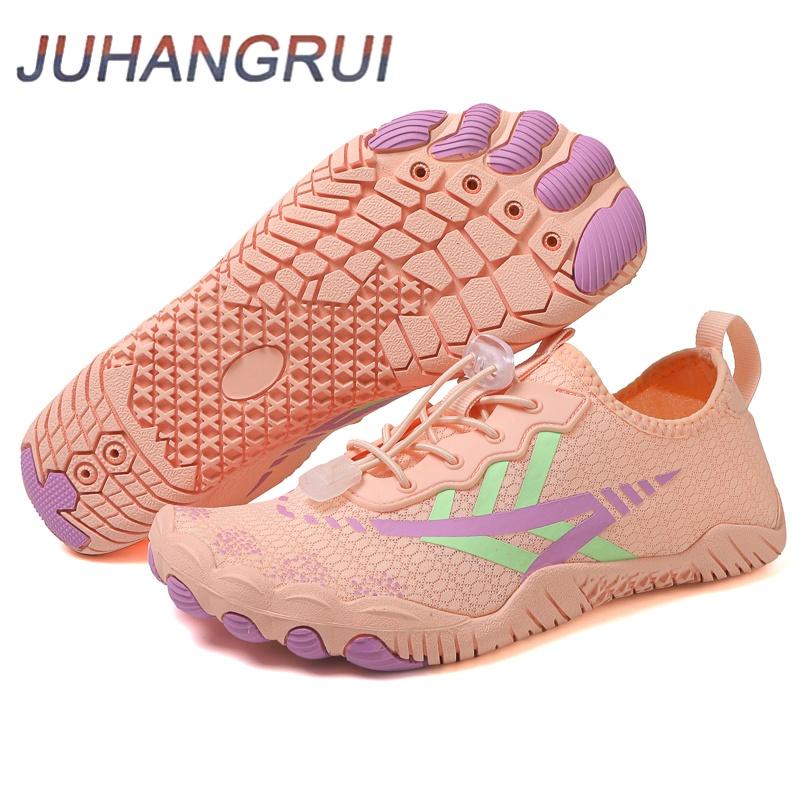 Unisex Herr Dam Atletiska Vandring Vattenskor Snabbtorkande Barfota Aqua Skor Simskor Strandskor med Dränering Lätta Sneakers