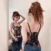 Sexy European & American Lace Eyelash Slimming Vest