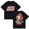 Heated Rivalry Unisex 100% Baumwolle Shirt Ilya RozanovHollander Kuss Grafiken Herren Damen Kurzarm Eishockey Günstiges T-Shirt