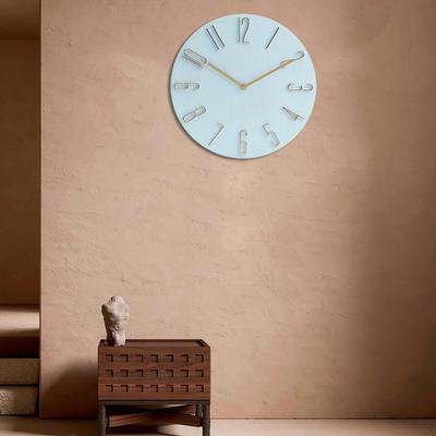 Clock Plastic Simple Design Round Hanging Small Home Living Room Dining Cafe Decor
