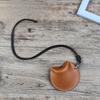 Portable Leather Bluetooth Earphone Neck Pouch & Coin Purse