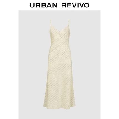 UR Women's Polka Dot Cutout Cami Dress