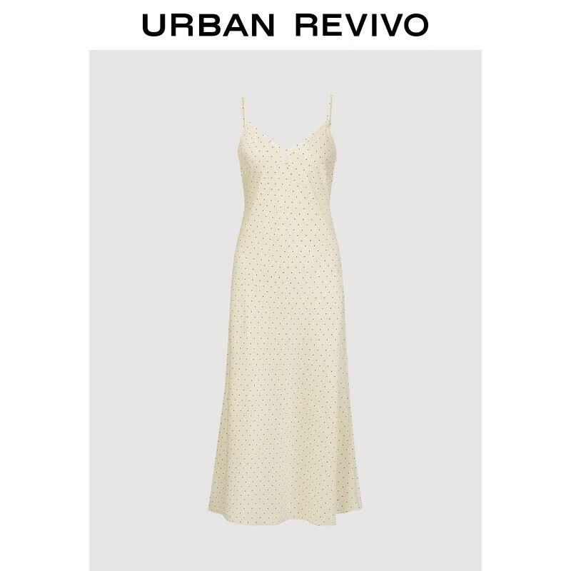 UR Women s Polka Dot Cutout Cami Dress S