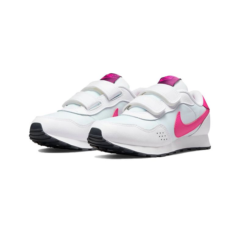 Nike MD Valiant PS Pure Platinum Pink Prime Kids Sneakers White Dark-Smoke-Grey Sangria CN8559-019