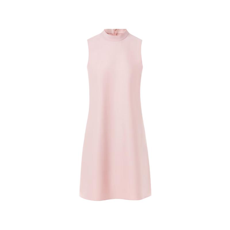 Langzi Sleeveless Mock Neck Dress