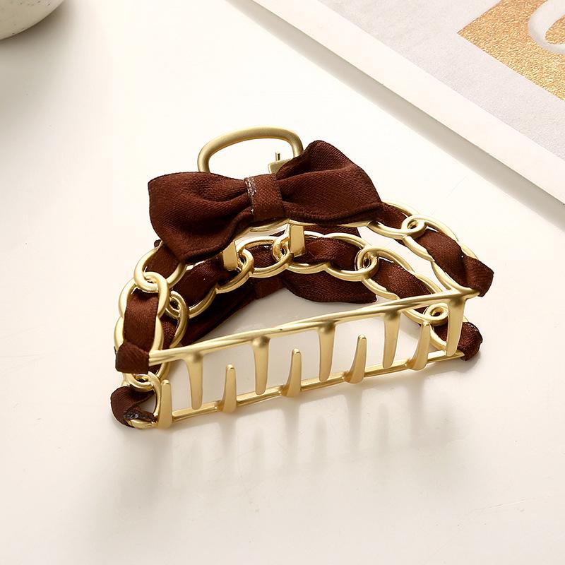 Korean Dongdaemun High-End Bow Hairpin Clip for Women
