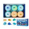OCEAURA Conjunto de Bombas de Baño Misteriosas Divertidas del Océano - Limpieza Suave Cuidado de la Piel Corporal Burbujas Diarias para el Baño