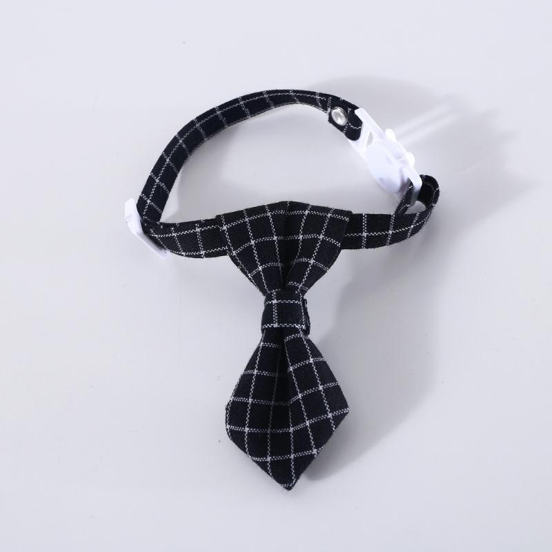 2PCS Adjustable Cat Collar Christmas Party Dogs BowTie Collar Pet Breakaway Necktie Collar Pet Festival Party Supplies