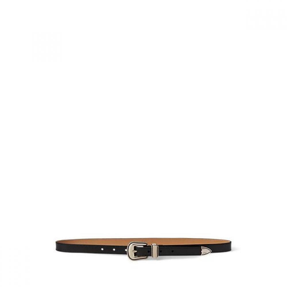 

Polo Ralph Lauren Women S weStern Vacchetta Leather Belt Wapoblt09m20100001 XS