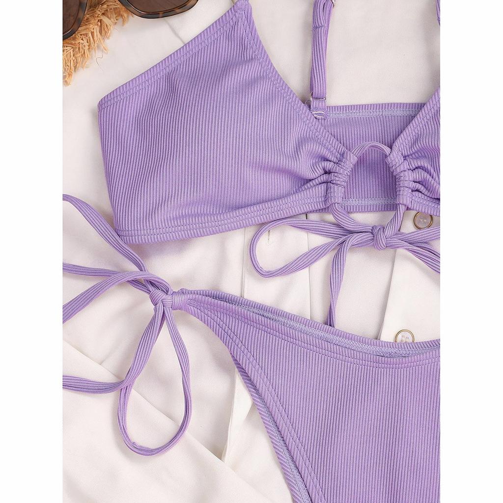 Micro Bikinis Sexy Bikini Set Push Up Women Swimsuit Female Solid Swimming Suit Swimwear For Women Bathing Suits Beachwear