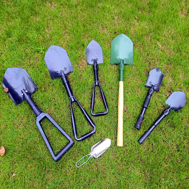 Multi-Functional Folding Military Shovel for Camping, Mountaineering, Gardening, and Travel
