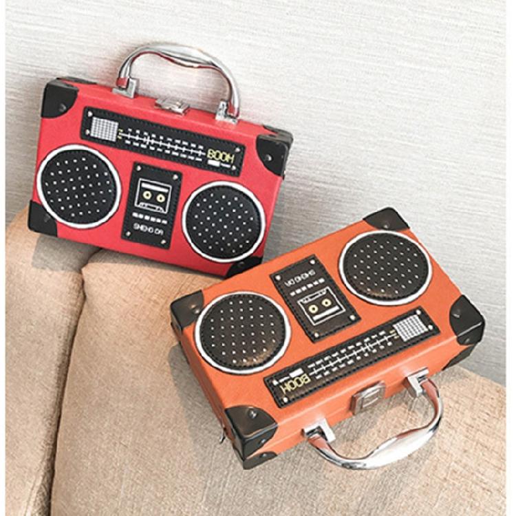 Radio Shaped Crossbody Bag for Women Shoulder Bag Handbag Evening Clutches Purse