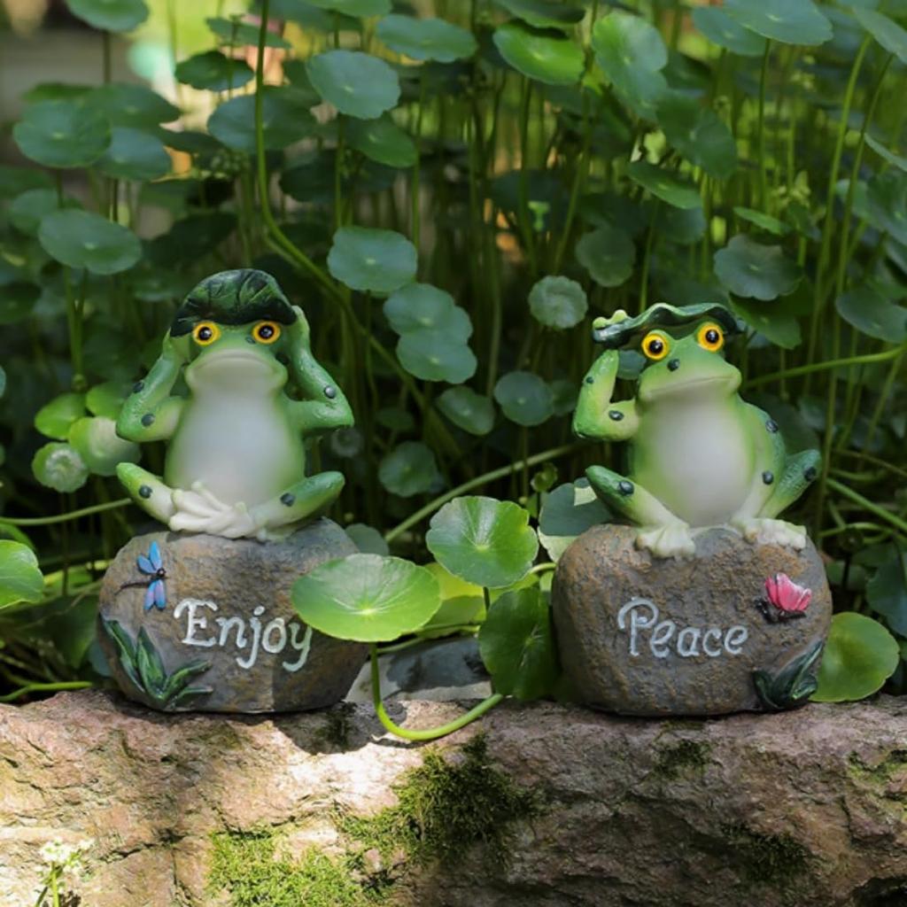 Set mit 3 Frosch Garten Glücksbringer Harz Frosch Innenbereich Eingangsbereich Büro Einzugsgeschenke Figuren, Ornamente, Anhänger, Ornamente, Dekorationen,