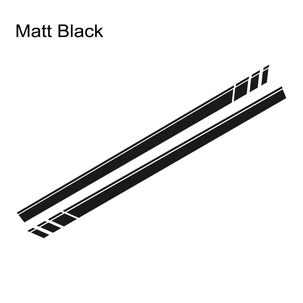 2PCS Car Side Stickers For VW Volkswagen Polo 6R 6C 9N2 9J GTI Auto Modification PVC Racing Style Decals Car Tuning Accessories