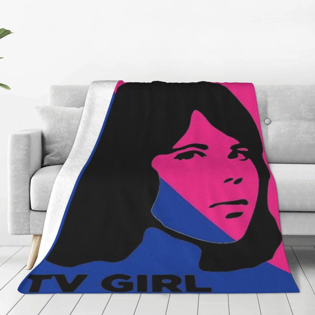 TV Girl Band Decke Weich Warm Flanell Überwurf Decke Tagesdecke für Bett Wohnzimmer Picknick Reise Zuhause Sofa