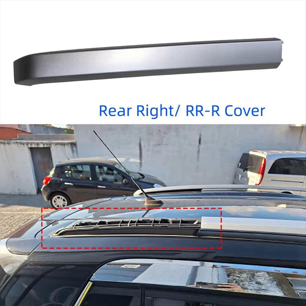 For Peugeot 2008 MK1 2013-2018 Car Roof Rail End-Cap Rack Base Covers Luggage Rack Cover Rear Left
