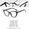 Fashion Gradient Cat Eye Frame Reading Glasses Unisex Trendy Style Presbyopic Spectacles Frames With Diopters 0 +1.0+1.5+2.0+2.5