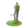 Sankei Miniature Art Kit Studio Ghibli Series Castle in the Sky Robot Soldier 1/30 Scale Papercraft MK07-20 green 16.1 cm x 22.71 cm x 1.8