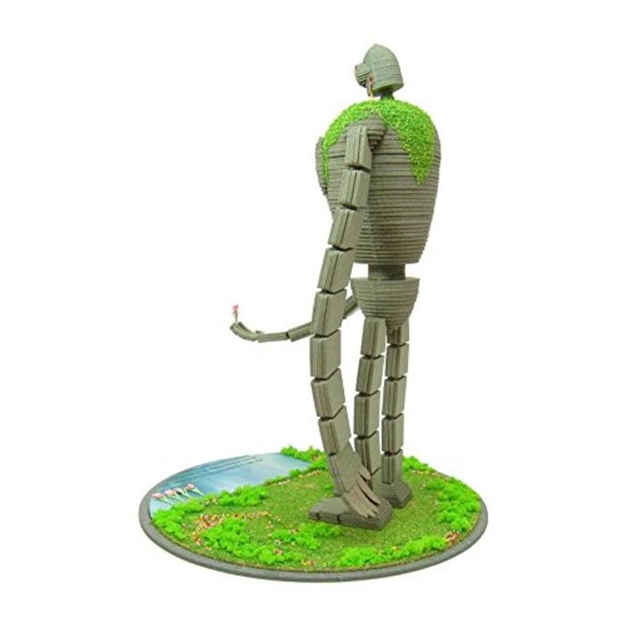 Sankei Miniature Art Kit Studio Ghibli Series Castle in the Sky Robot Soldier 1/30 Scale Papercraft MK07-20 green 16.1 cm x 22.71 cm x 1.8