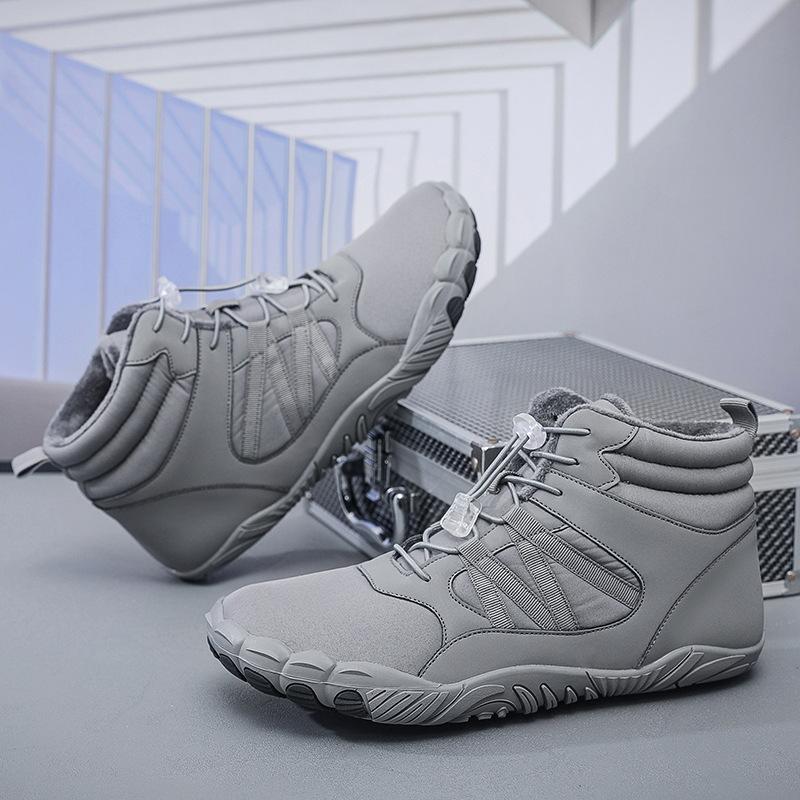 High-top Outdoor Hiking Cotton Shoes Waterproof, Cold-proof and Non-slip Wear-resistant Velvet Warm Snow Boots