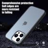 For iPhone 15 Pro Max Case Skin Feel Frosted PC+TPU Protective Phone Cover