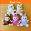 Cartoon Style Plush Toy Keyring Gold Keychain Key Collectors Holders
