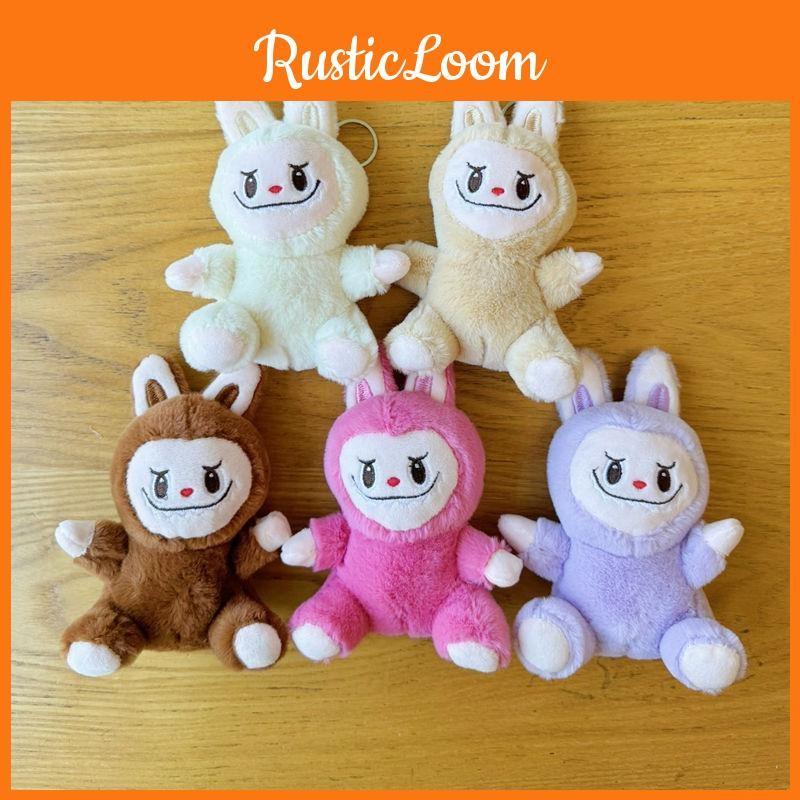 Cartoon Style Plush Toy Keyring Gold Keychain Key Collectors Holders